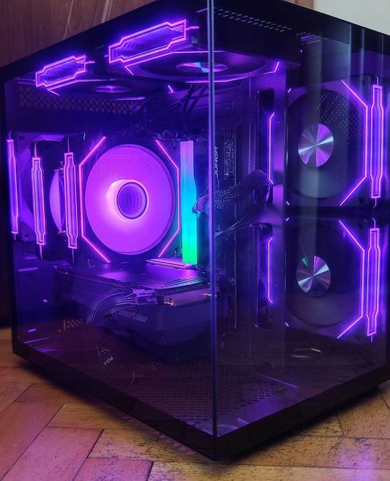 Мини Гейм PC Ryzen 7500f, AMD 9060xt 16gb, 32gb ddr5, 1tb nvme,2tb hdd