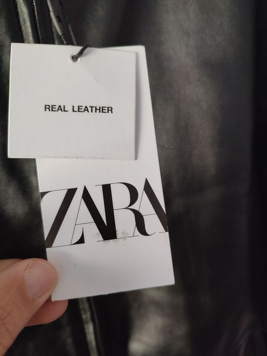 Мъжко кожено яке Zara Ново!!!