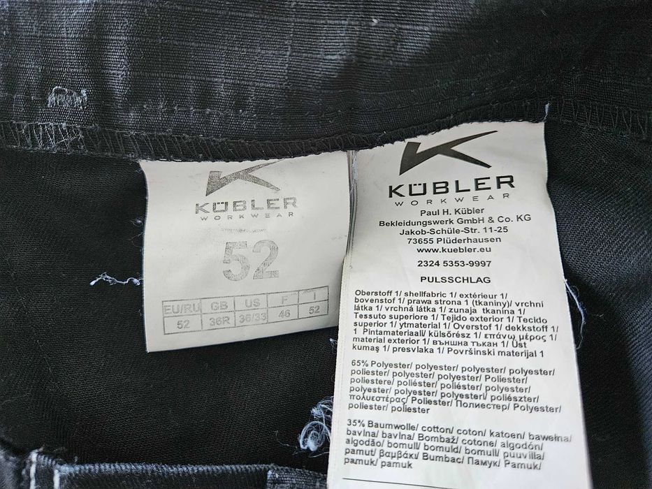 Kubler Pro Advanced Combat Utility Cordura cargo карго панталони работен панталон