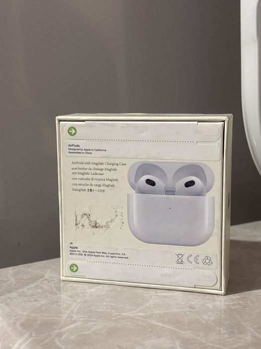 Airpods 3. запечатанные, ни разу не использовались.