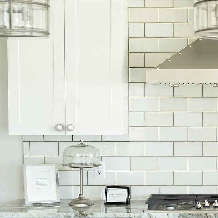 Amerdeco 7 бр. Дръжки за шкафове. Кръгли полирани хромирани