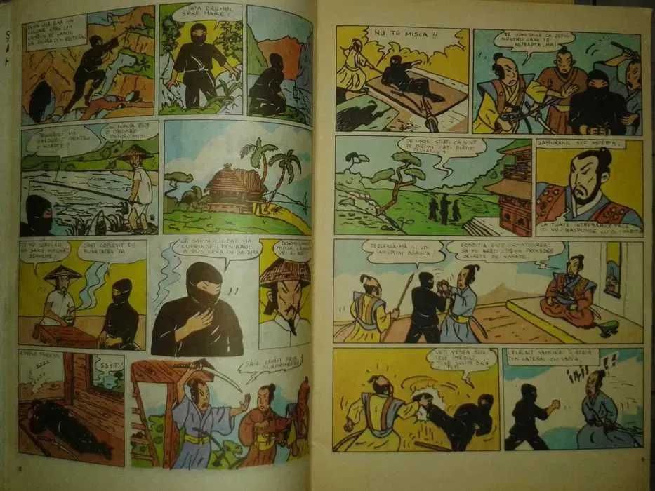 Revista romaneasca de benzi desenate Aventurile Unui Ninja