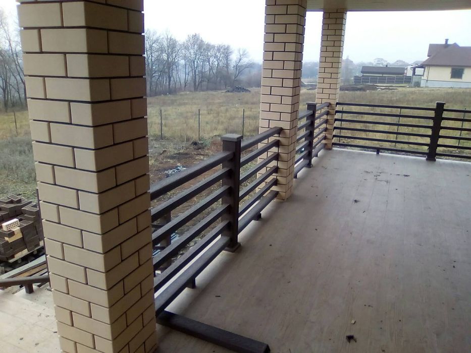 Навес, Козырёк. Решетки, Перила