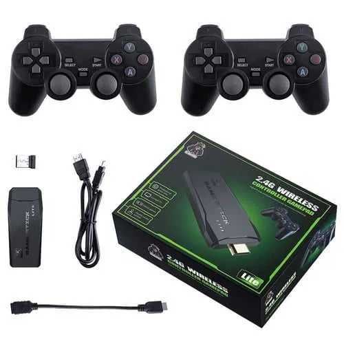 Consola jocuri retro, Stick lite 4K, 20000+ 2 controllere wireless, M8