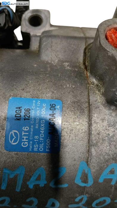 Compresor AC Aer Conditionat Clima Mazda 6 2.2 D 2012 - 2018 Cod GHT6 F500-AUCAA-06 FD46XG100CC [M8270]