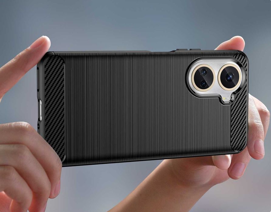 Huawei Nova 10 SE / Nova 11i - Удароустойчив Кейс Гръб CARBON