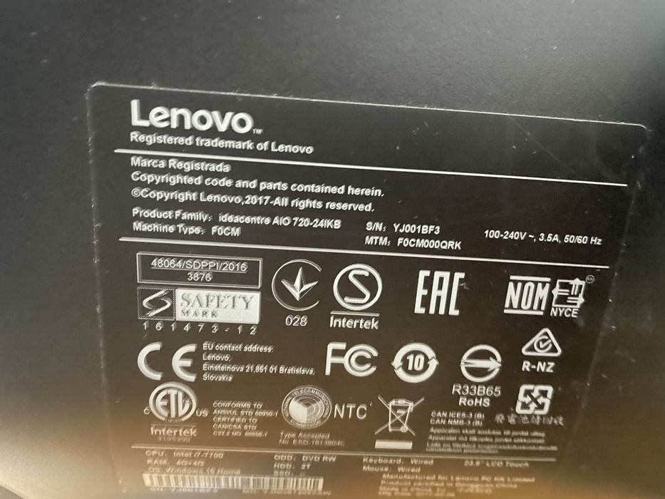 Lenovo ideacentre