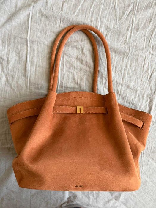 Дамска чанта  JW PEI – като нова Hana Medium Faux Suede Tote Bag - Brown