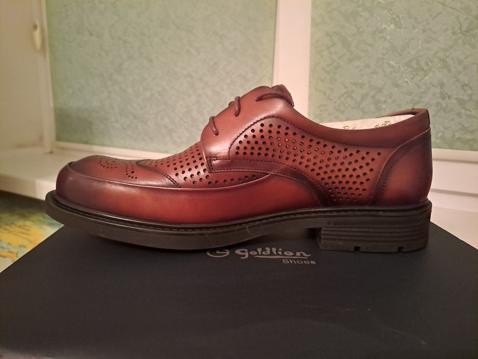 Кожаные мужские туфли