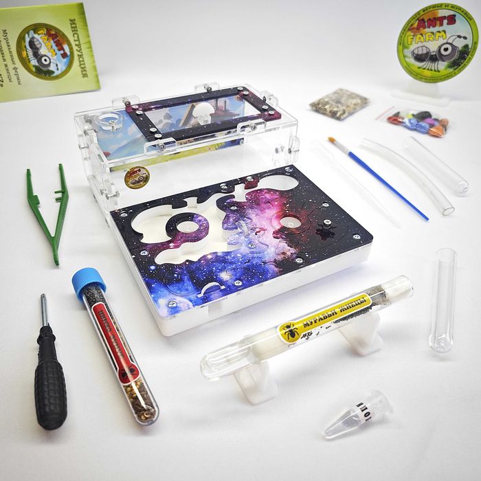 Муравьиная ферма - Муравьи жнецы ||| ГИПСОВЫЙ Формикарий "PREMIUM"