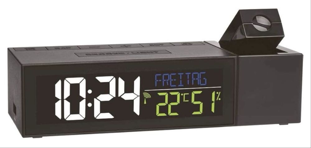 Ceas de proiecție radiocomandat TFA-Dostmann Show