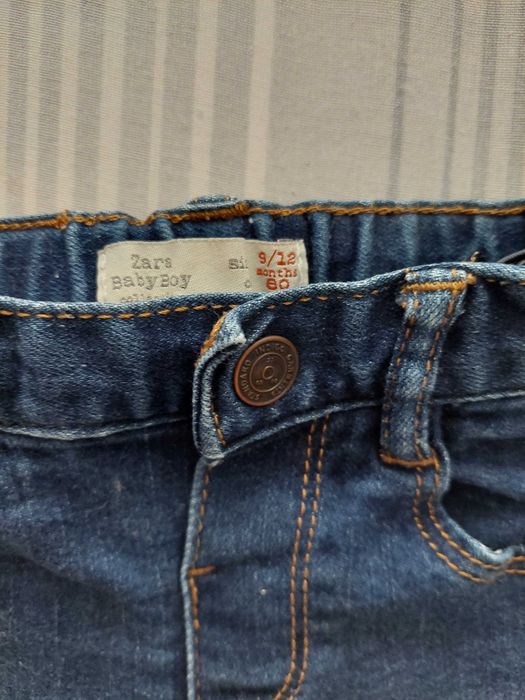 Дънки за момче-Zara и Boboli,9-12м.(80см),без забележки