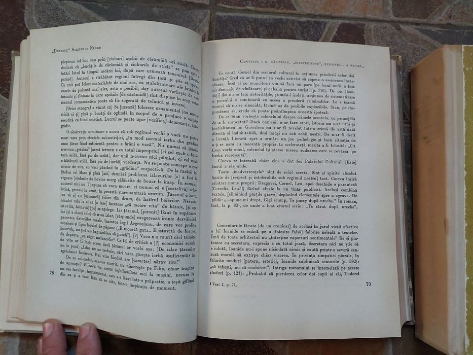 G. Călinescu – „Scrinul negru” + „Dosarul Scrinului Negru”
Editura Emi