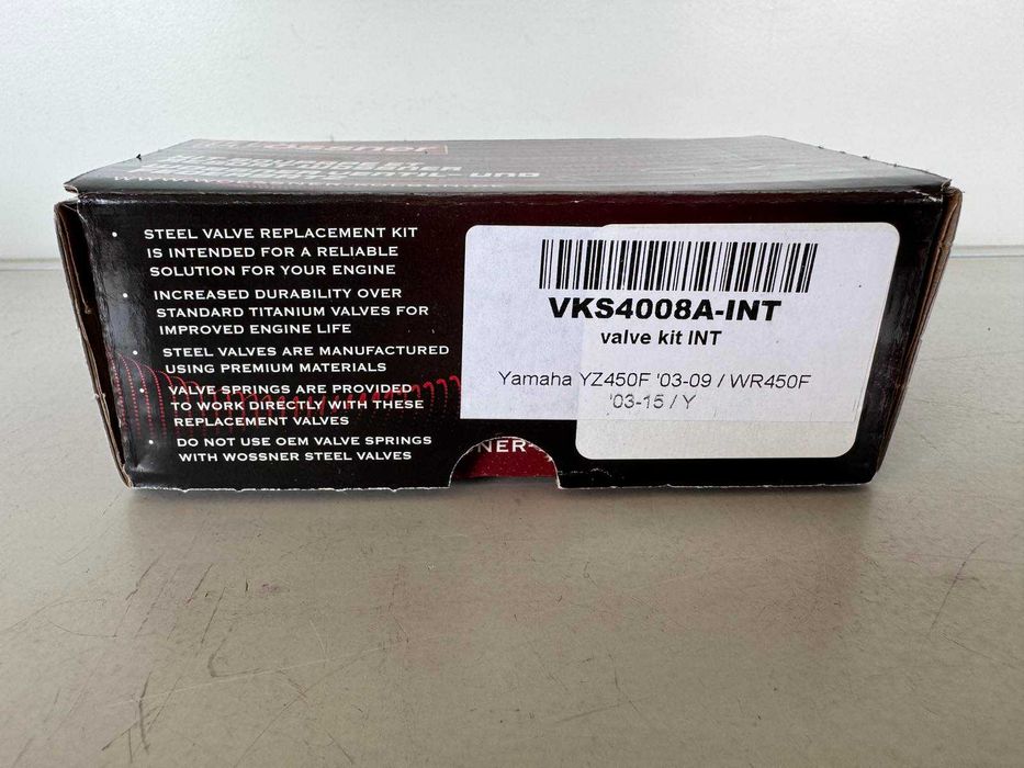 Wossner клапани с пружини Yamaha YZ450F 2003 -2009   WR450F 2003 -2015