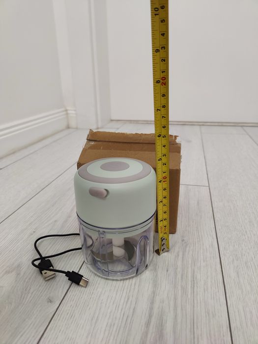 Mini tocator electric 250ML, 3 lame, portabil, incarcare USB