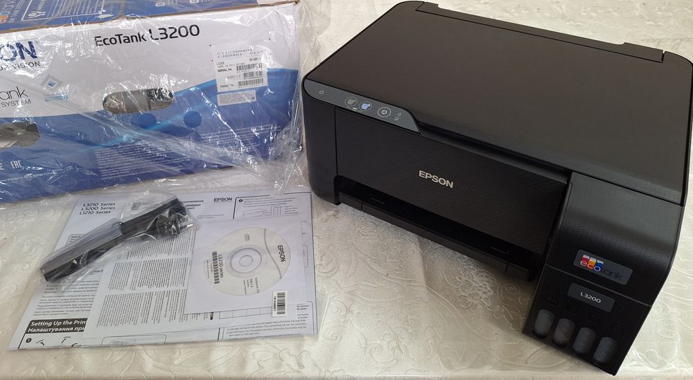 Принтер Epson L3200, цветной 3в1