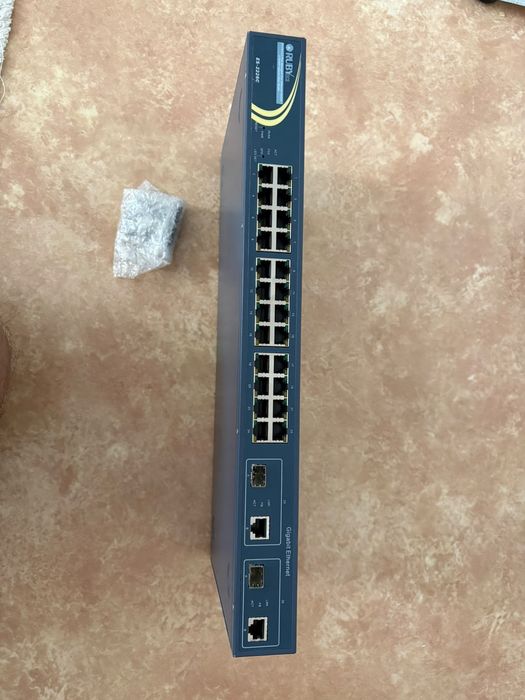 RUBY ES-2226G, 8 портты Ethernet-коммутатор (Switch).