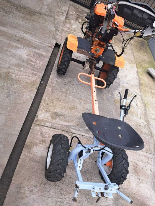 Motocultor RURIS 1001 KSD – 10 CP, cu navigator si utilaje