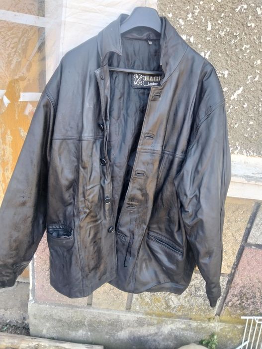Geci de piele bărbați , XXL,second hand
