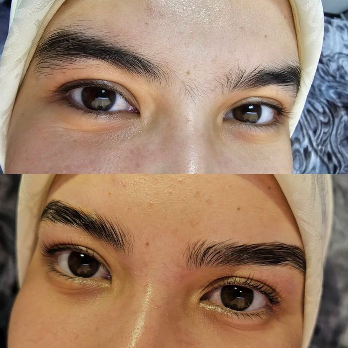 Lami qosh kipri osvetlenya, narashivanie, permanent