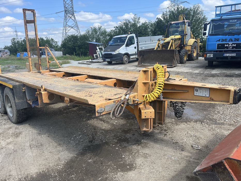 Trailer utilaje cu rampe