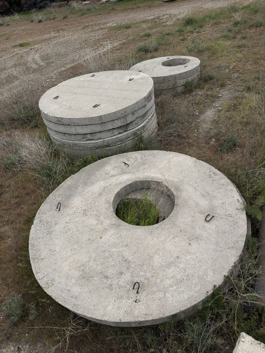 Бетонные кольца, днища, крышки