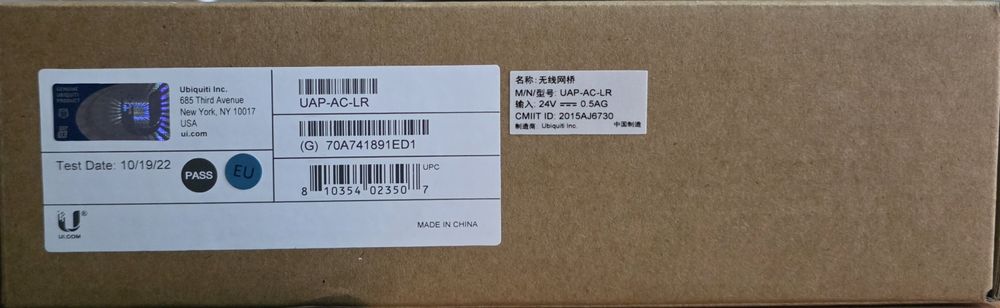 Точка доступа UNIFI UAP AC LR