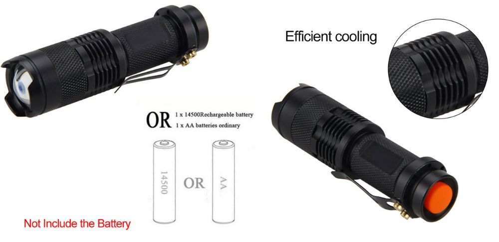 Lanterna Night Vision Infrarosu IR 940nm 850nm cu zoom. Noua!