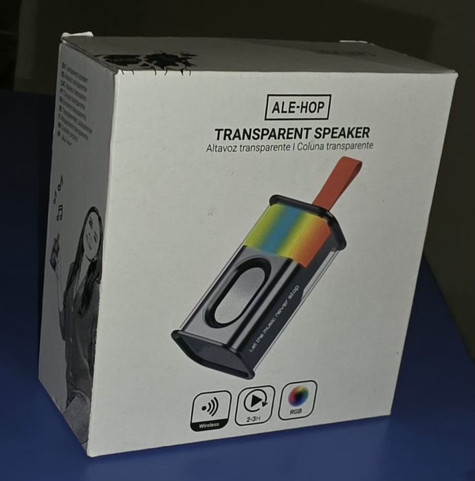 Блутут колонка Ale-hop с светлини