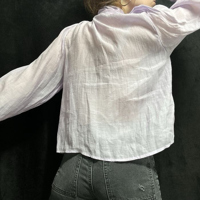 Cămașă liliac Mango Suit