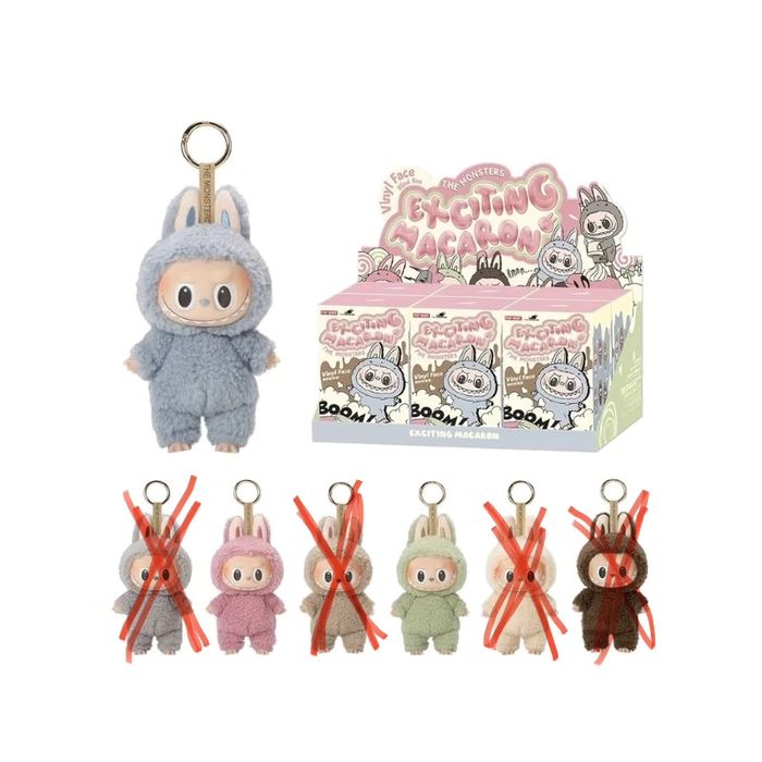 Играчка labubu The Monsters Exciting Macarons Pop Mart Soy Milk