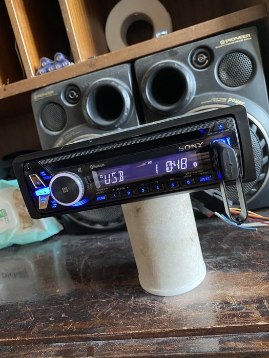 SONY MEX-N4000BT - МОЩЕН 4X55W - ДВА ЦВЯТА- Bluetooth, USB, CD  mp3 плеър за кола сд авто радио