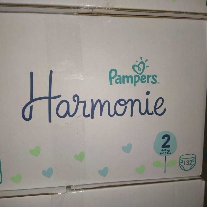 Памперси Harmonie 1/2/3 и 1/2 Pampers Premium (New Baby) от Англия