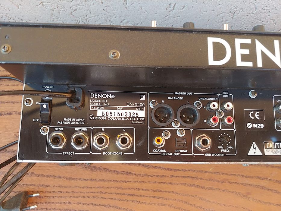 Denon  DN-X400 mixer consola mixaj pt. DJ 4 canale  Sony Pioneer Traktor Allen & Heath Formula Sound