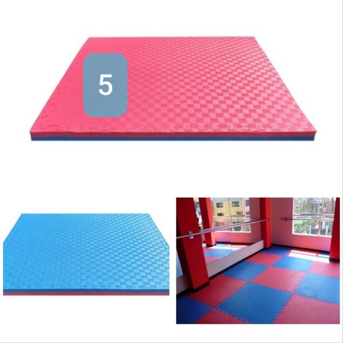 Настилка, Татами, Изработена от EVA, Комплект 60х60х1.3 см,100x100х2.5