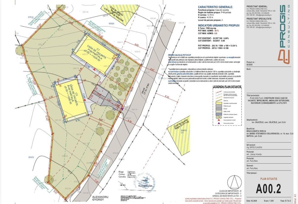 Proiect Turistic Autorizat – Teren 1.500 Mp | Călățele Pădure |