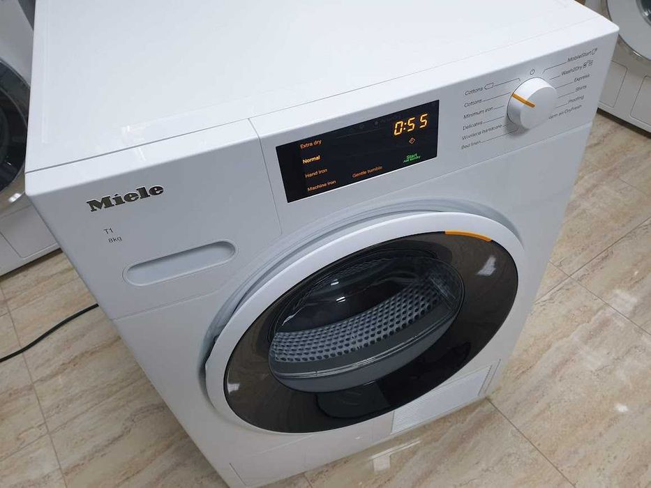UK - Wi-Fi - Miele T1 Series Black & White Сушилня с Термопомпа Миеле 12м Гаранция