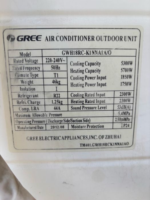 Gree konditsioner 24 talik fen bilan sotiladi