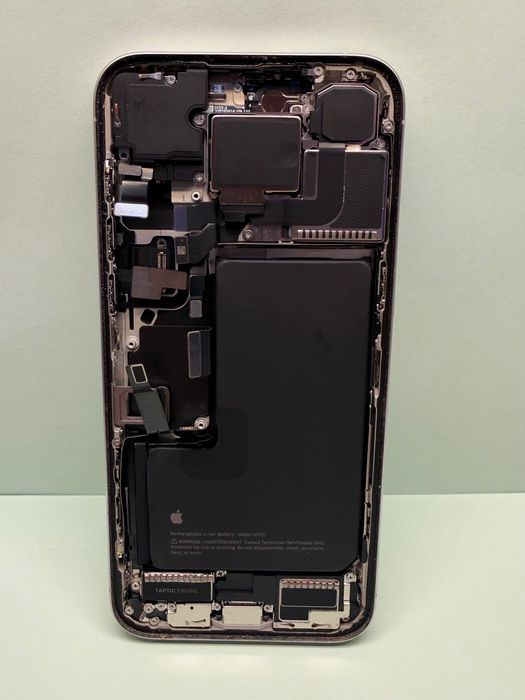 Carcasa originala iPhone 15 Pro Max Silver camera baterie sticla rama