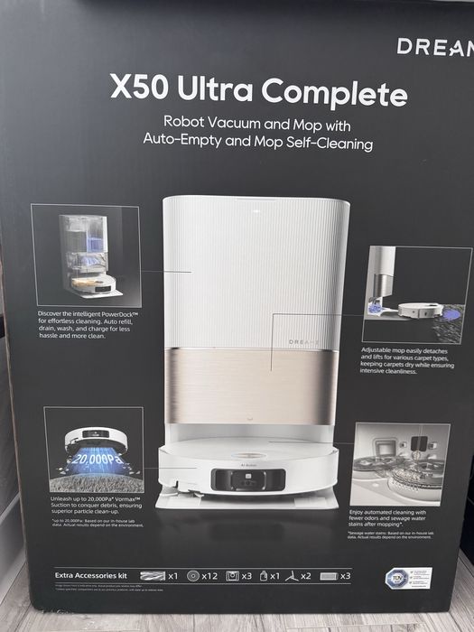 Robot cu mop dreame x50 ultra complete edition nou sigilat