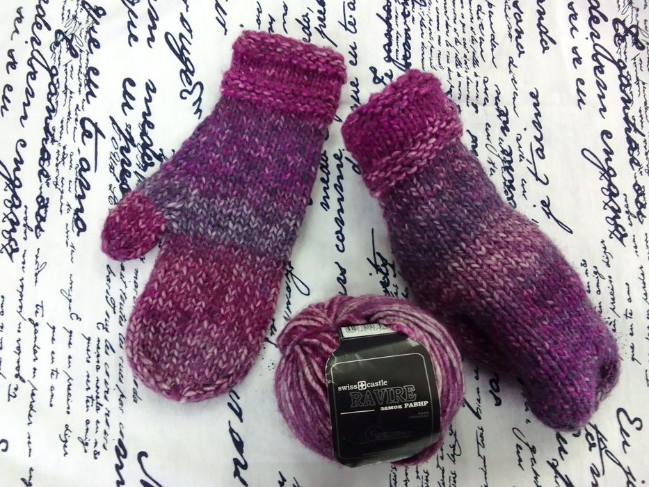 Перчатки-митенки