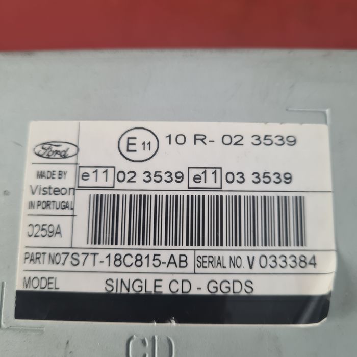 radio cd ford focus 2 (2004-2010) [da_] 2.0 benzina 2008