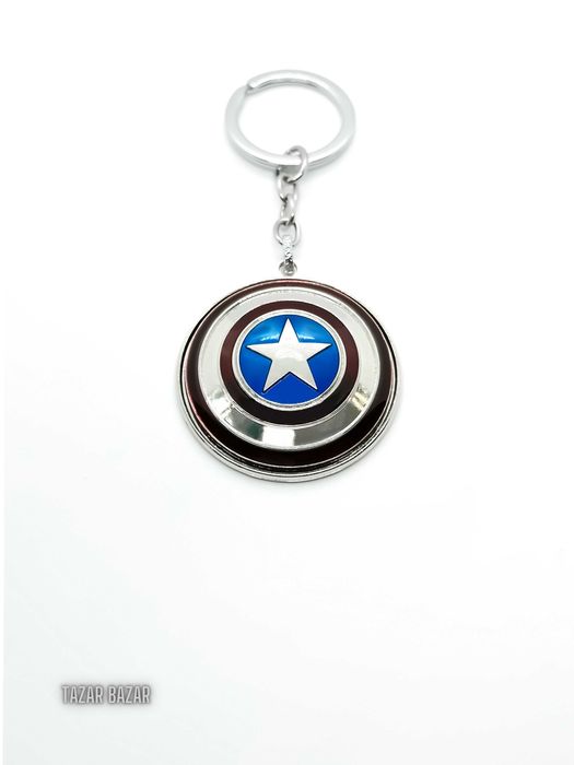 Breloc scut rotativ - Captain America