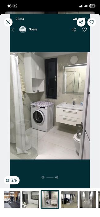 Inchiriez apartament 2 camere 100 mo bloc nou