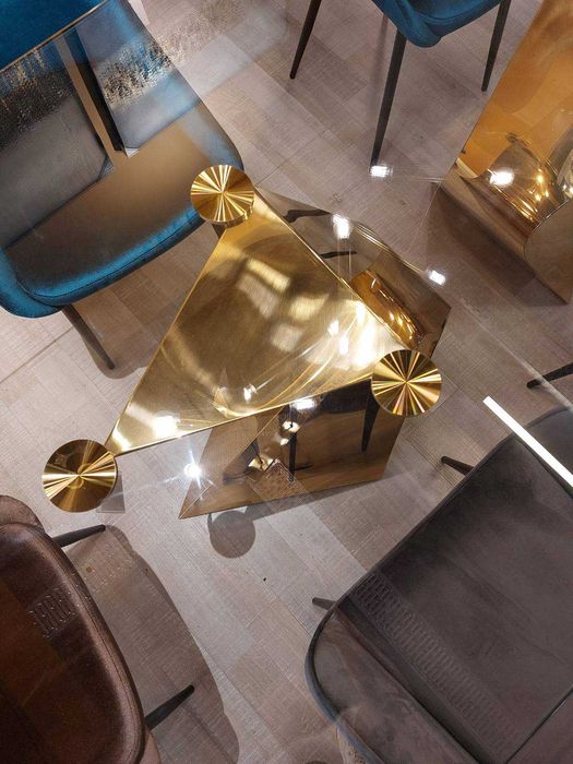 Луксозна трапезна маса Gloria Gold 200×100 cм