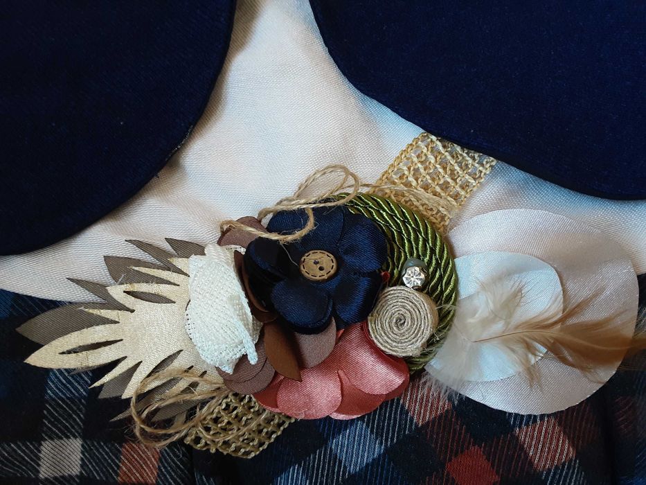 Бебешки / Детски официален комплект (рокля и сако) р  92.