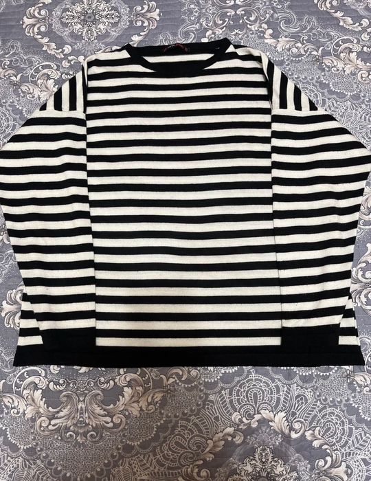 теплый оверсайз свитер