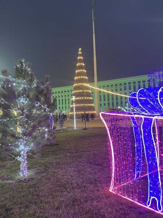 Новогодняя Ёлка 5м до 50м Металлические игрушки