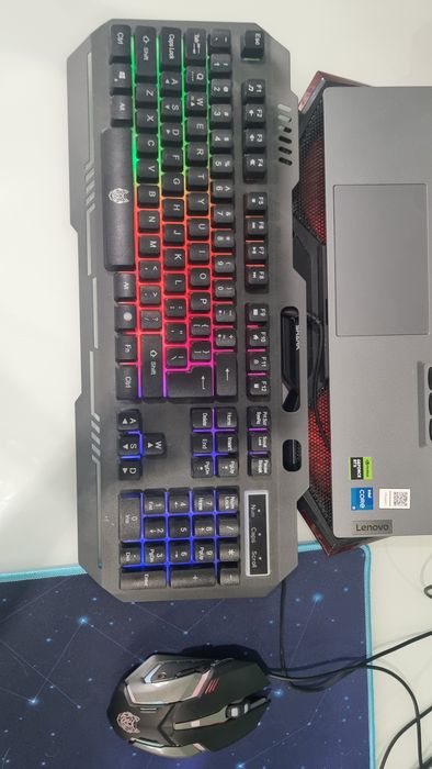 Kit gaming A+ M1 tastatura metalica + mouse 3200 DPI