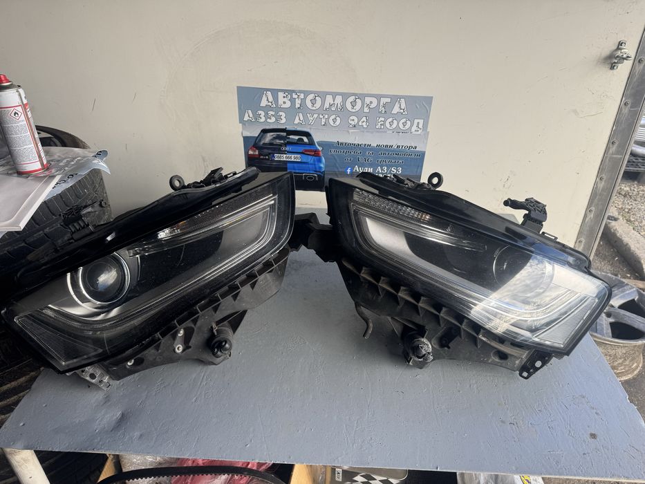 Оригинални фарове би-ксенон за Audi A4 B8.5 Face Lift